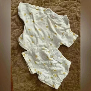 Zara Baby Dino Shorts and Tee Playset